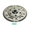 4 X Universal 16" Inch Trend RC Car Wheel Trims Cover Hub Caps Stainles Steel
