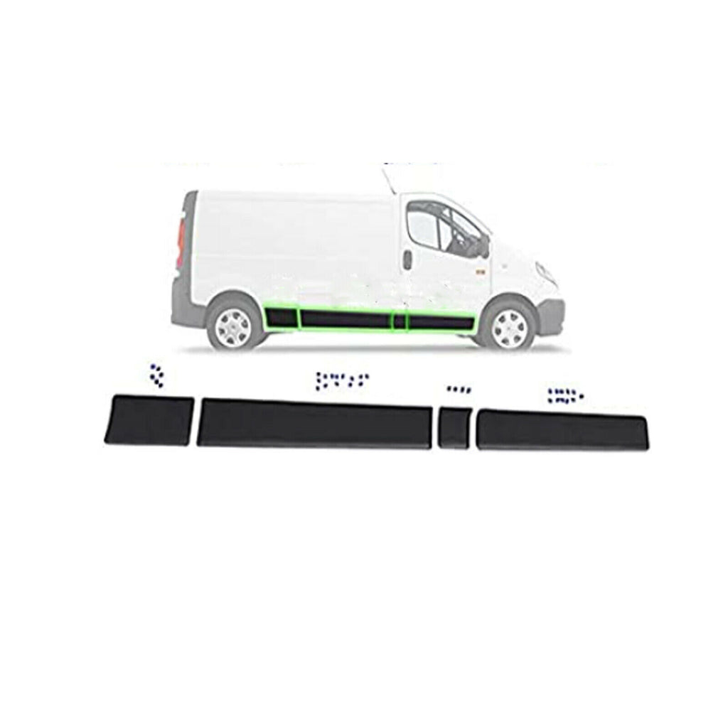 Renault Trafic 2 Right Door Complete Moulding Trim Panel Vivaro Primastar