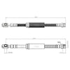 VW Golf Front Brake Hose Audi Seat Skoda 1K0611701B 1K0611701H 1K0611701