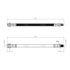 Mercedes Benz A Serie Front Brake Hose W169 B Serie  W245  A1694280035