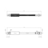 Mercedes Benz G Serie Front Brake Hose W460 W461 W463  4604205048 460428543