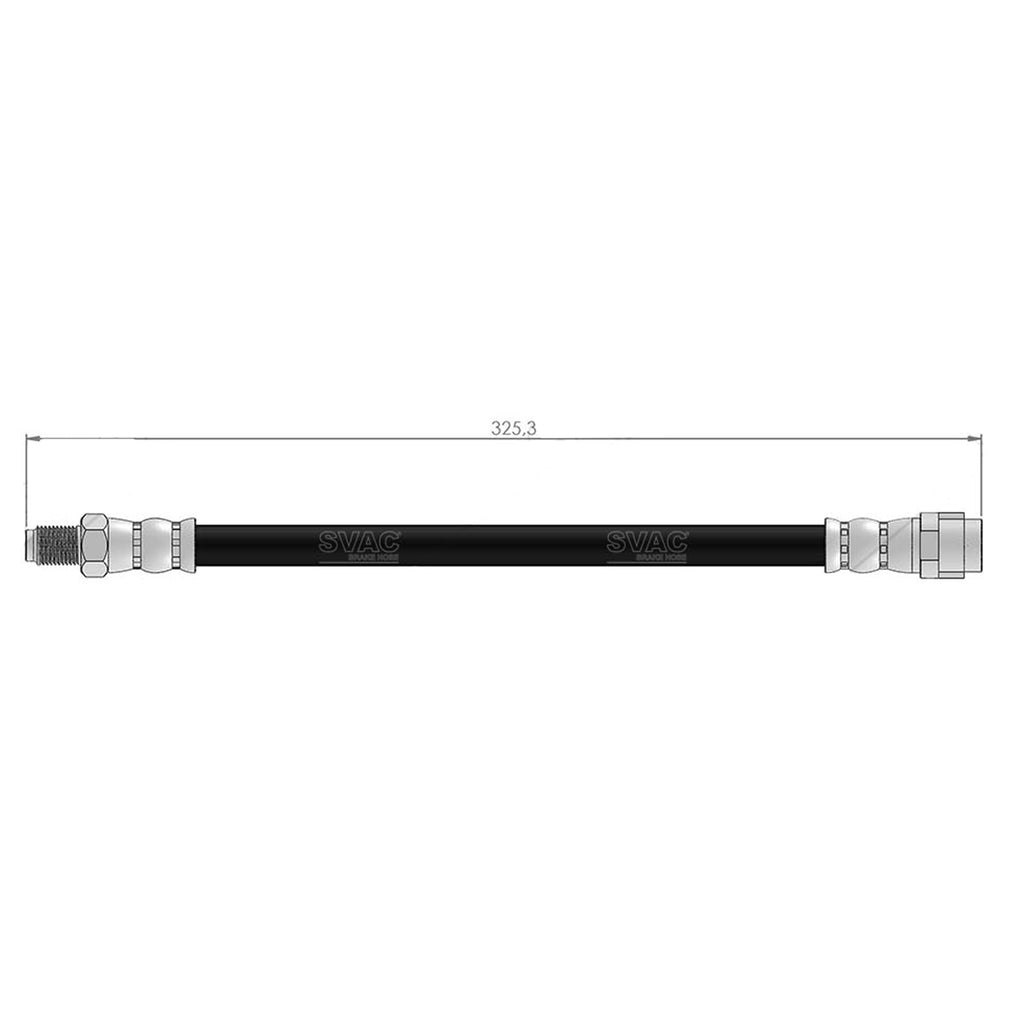 Mercedes Benz M Serie Rear Brake Hose W163 1998 to 2005  1634201348