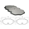 Ford Transit Front Axle Brake Pad 1991 to 2000 92VB2K021BA