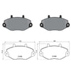 Ford Transit Front Axle Brake Pad 1991 to 2000 92VB2K021BA