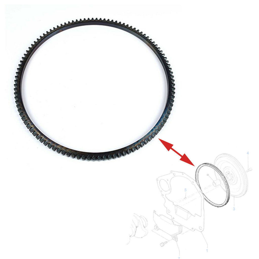 FLYWHEEL RING GEAR FITS FORD TRANSIT MK3,MK4,MK5, 1985-2000 844F6384BA, 6141306
