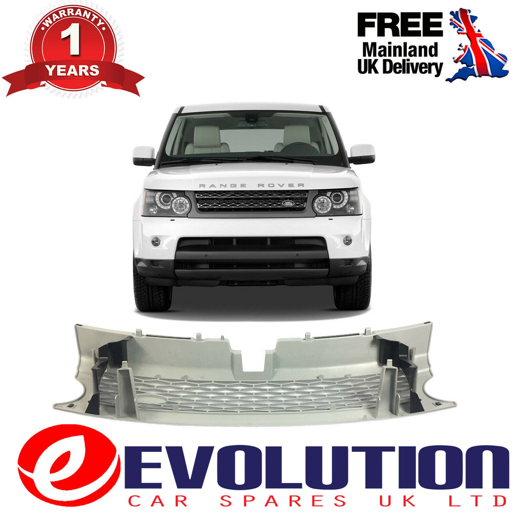 FRONT GRILLE SILVER FRAME HONEYCOMB CENTRE MESH FITS RANGE ROVER SPORT L320