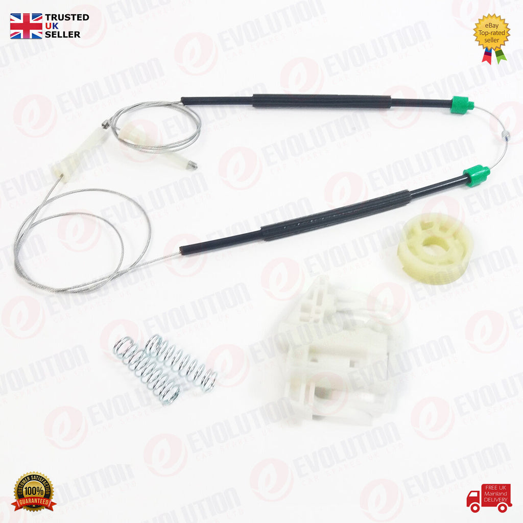 RIGHT DRIVER SIDE WINDOW REGULATOR REPAIR KIT 5 PCS FITS BMW X3 F25, 51357267104