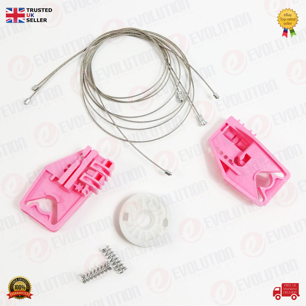 FRONT RIGHT / DRIVER SIDE WINDOW REGULATOR REPAIR KIT 8 PCS FITS SKODA OCTAVIA 5