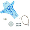 REAR LFT PASS. SIDE WINDOW REGULATOR REPAIR KIT (7PCS) FITS VW PASSAT 3C5839461