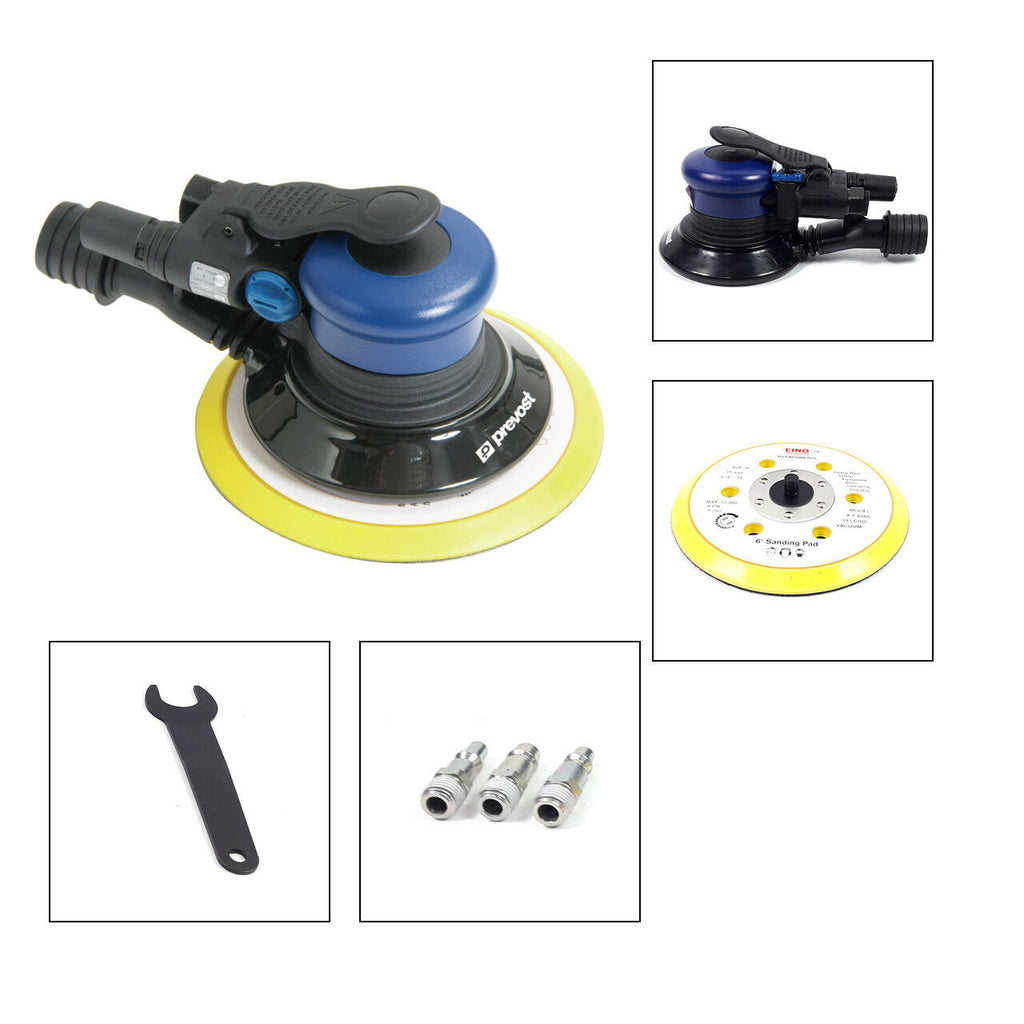PREVOST 3 IN 1 VACUUM DUTY 6,2 Bar PNEUMATIC ORBITAL PALM SANDER TOS 15050
