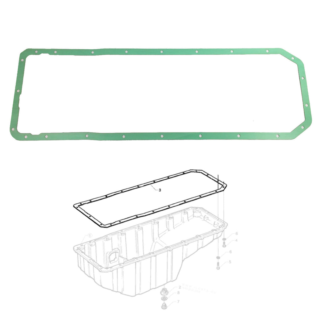 OIL PAN/WET SUMP GASKET FITS SCANIA 2, 3, 4 8475 CC, 9000 CC, 1412666, 767.540