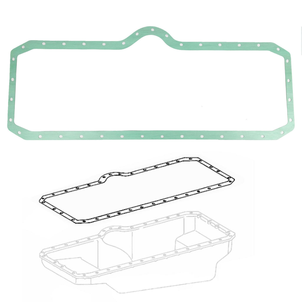 OIL PAN/WET SUMP GASKET FITS MERCEDES-BENZ 1983 ONWARDS, 3600140322, 819.612