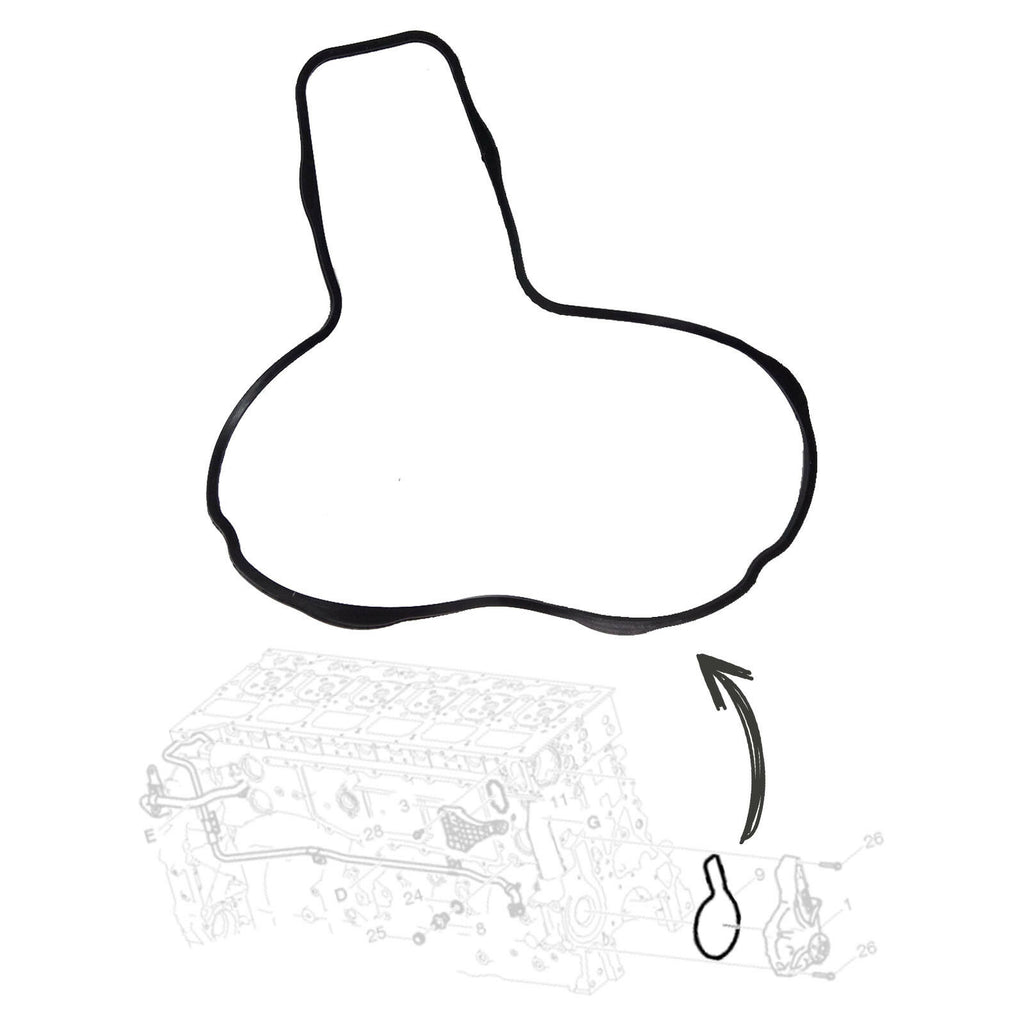 WATER PUMP GASKET RUBBER FITS RENAULT TRUCKS, VOLVO 7421415427, 545.790