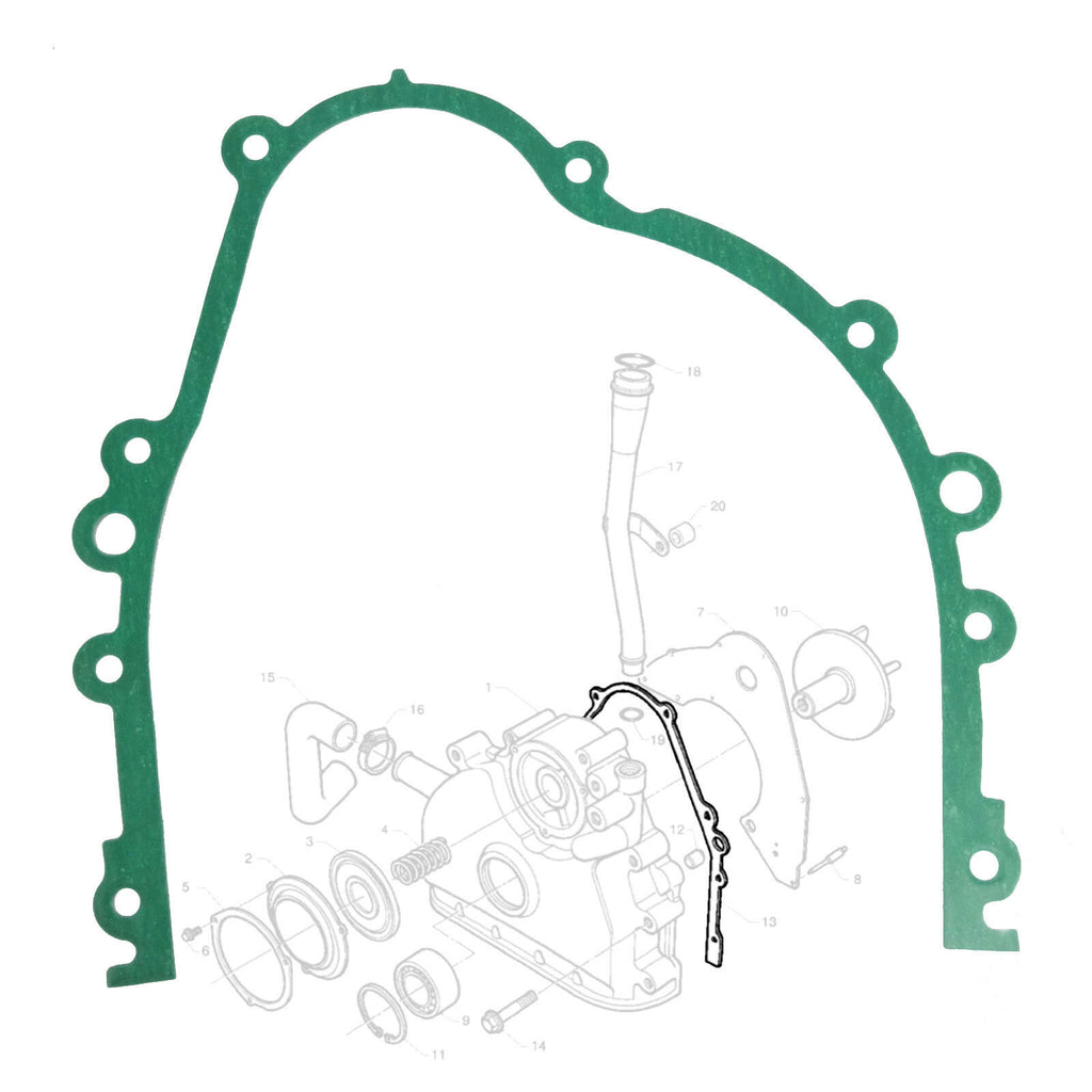 CAMSHAFT COVER GASKET FITS SCANIA D 11, DS 11L, LS, LT SERIES 1374334