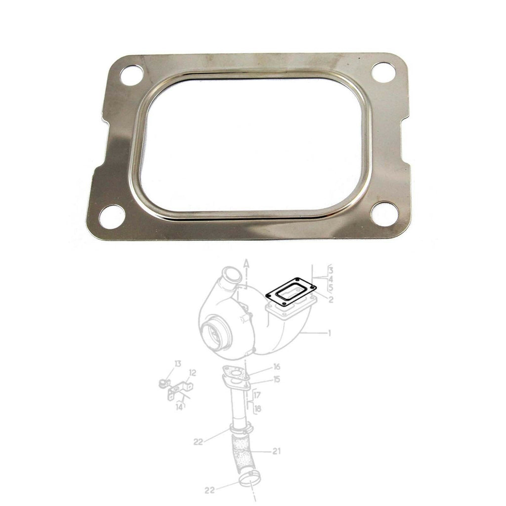 TURBO CHARGER GASKET SEAL FITS RENAULT TRUCKS 5010323014
