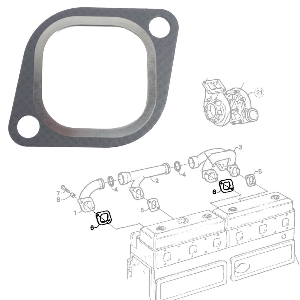 INTAKE EXHAUST MANIFOLD GASKET SEAL (METAL FRAME) FOR SCANIA, NEOPLAN 385 997
