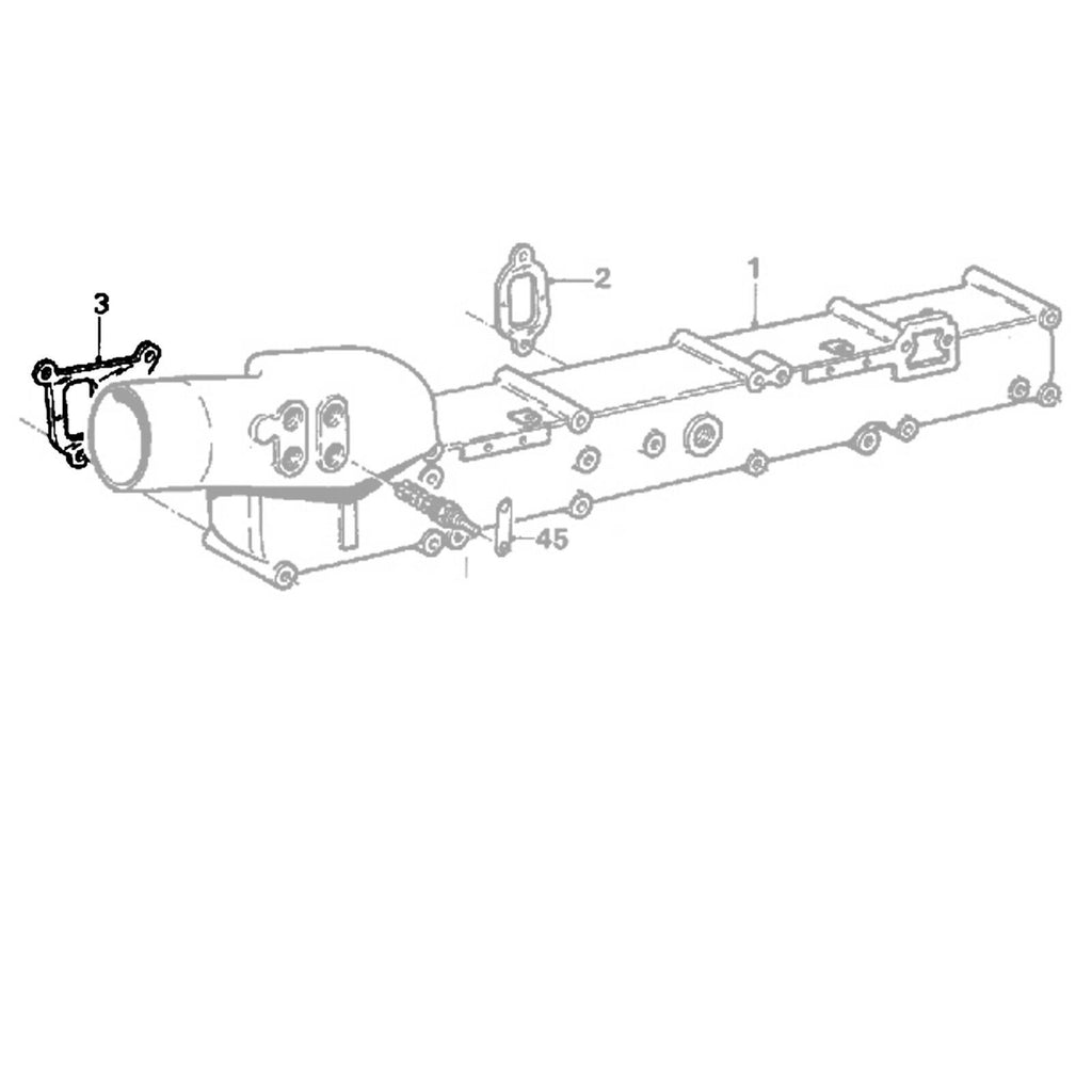 INTAKE EXHAUST MANIFOLD GASKET SEAL FITS DAF, NEOPLAN, 1336089