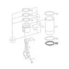 CYLINDER SLEEVE O-RING GASKET LINER SHIM FITS MERCEDES-BENZ, NEOPLAN,SETRA