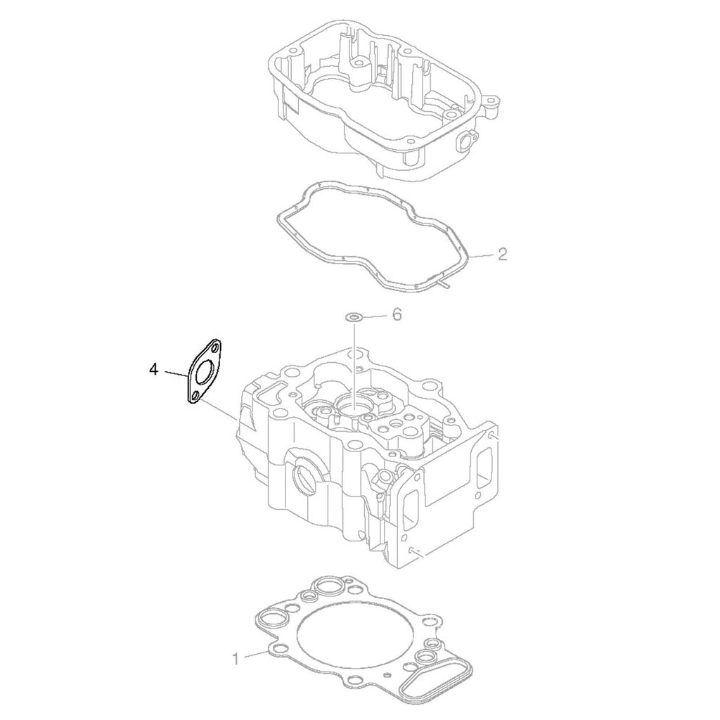 EXHAUST INTAKE MANIFOLD GASKET SEAL WITH GRAPHITE FITS SCANIA P.G.R.T., SCANIA 4
