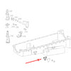 ENGINE HOUSING OIL PAN WATER PIPE GASKET SEAL FITS MERCEDES-BENZ, 3550180280