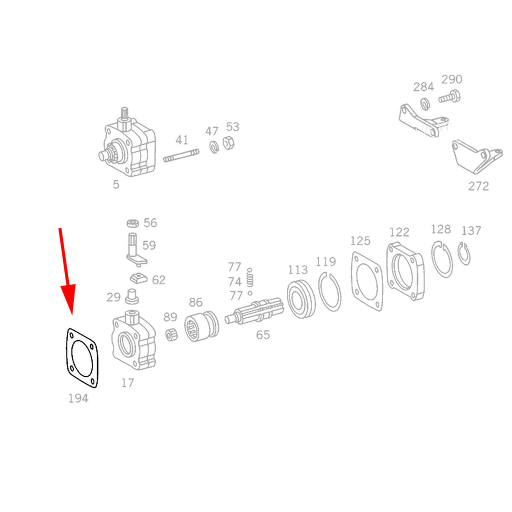 MANUAL TRANSMISSION HOUSING OIL SEAL GASKET FITS MERCEDES BENZ, 000 264 76 80