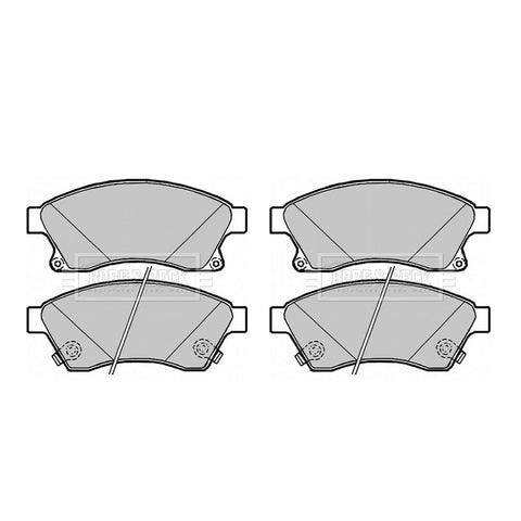 BORG & BECK FRONT BRAKE PAD SET FITS VAUXHALL ASTRA MK6 2009 ON, 13301207