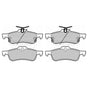 BORG & BECK REAR BRAKE PAD SET FITS HONDA CIVIC IX MK9 2012 ONWARDS