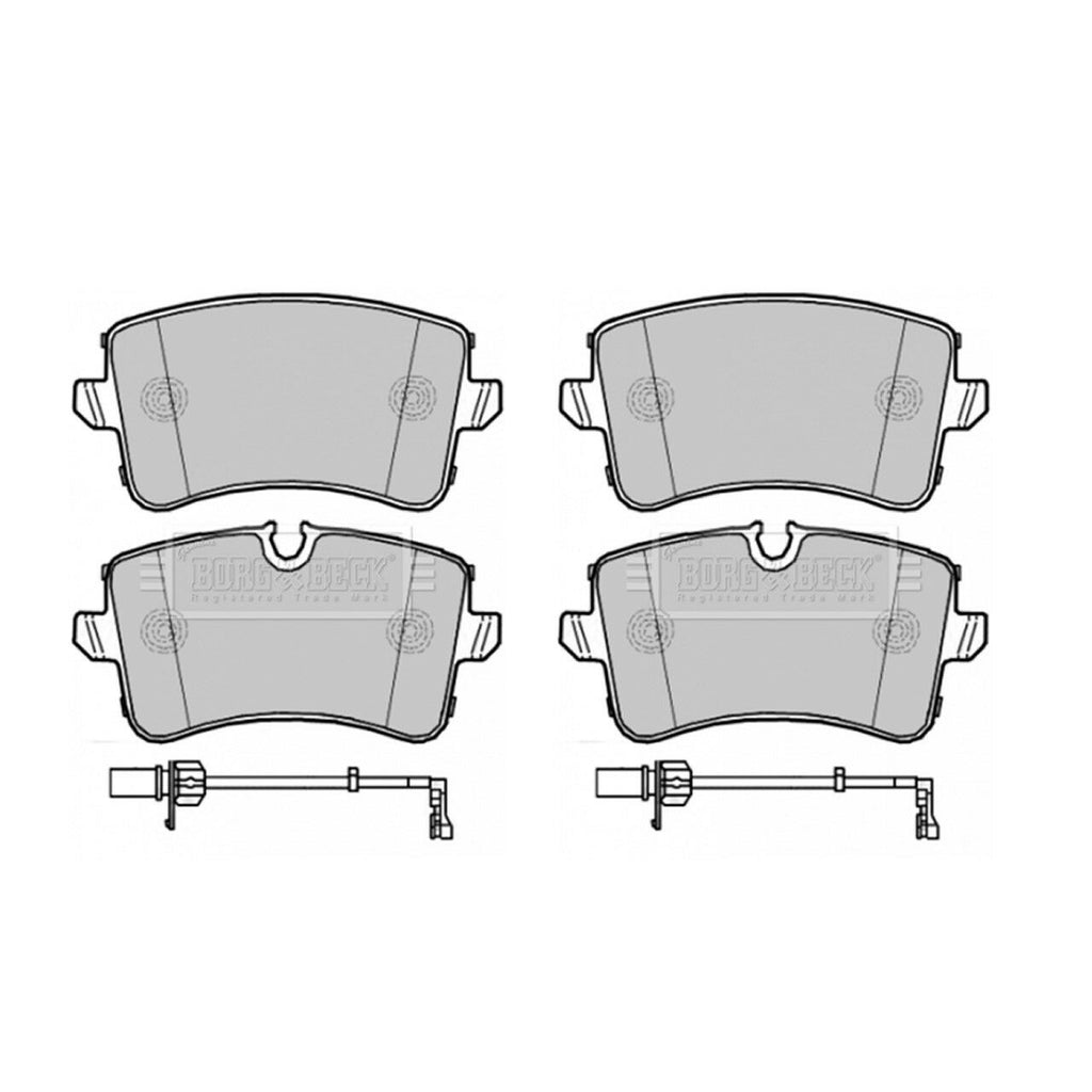 REAR BRAKE PAD SET FITS AUDI A8 (4H_) 2009 ONWARDS, 4H0698451A