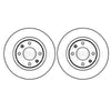 FRONT BRAKE DISCS FITS CITROËN BERLINGO 1996-2016, 424915, BBD4245
