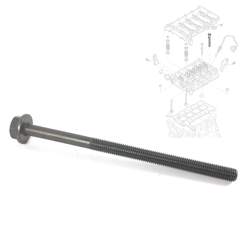 5X GENUINE FORD CYLINDER HEAD BOLT, 1102674, XS7Q-6065-A2D