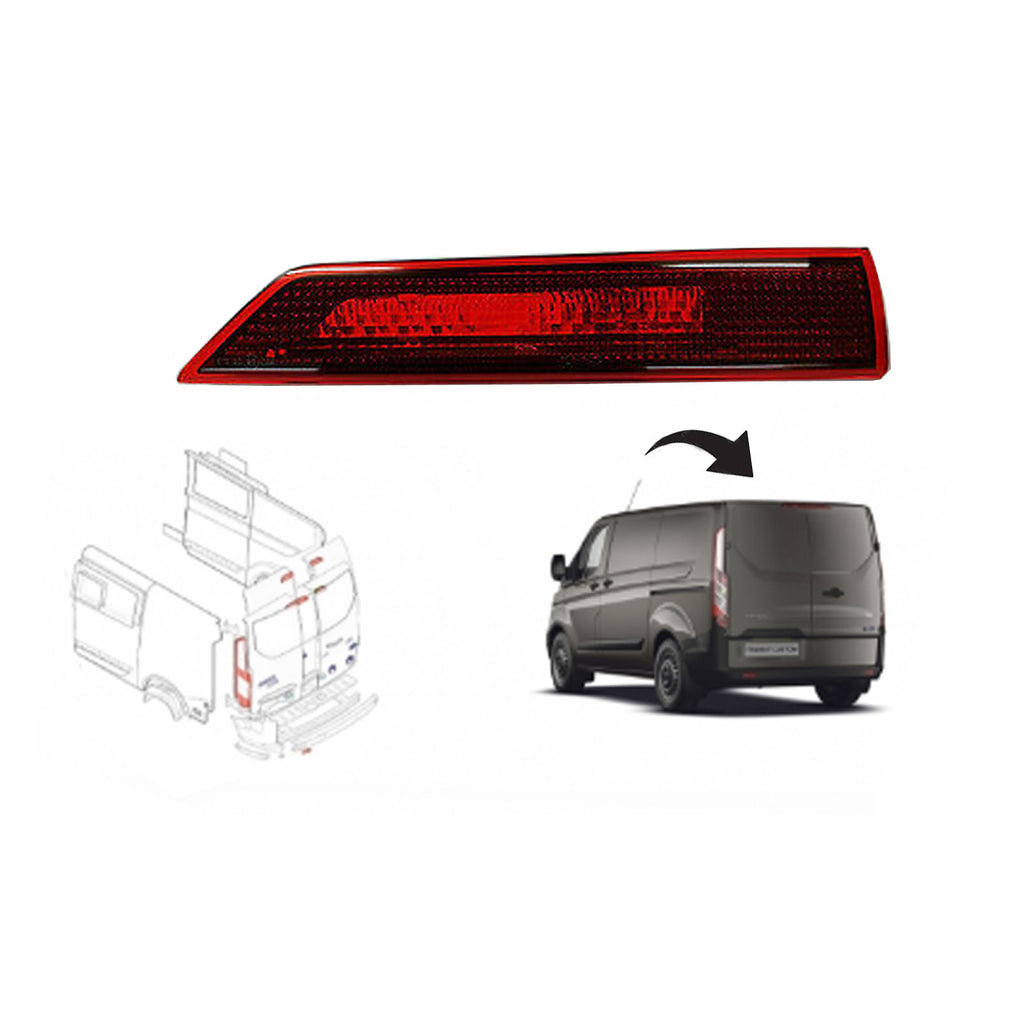 3Rd Stop Lamp Light Cluster Fits Custom Rear Left Without Bulb Holder