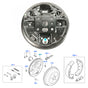 1 X Rear Right Drum Brake Kit Fits Ford Transit Connect 2002-2013 4387345