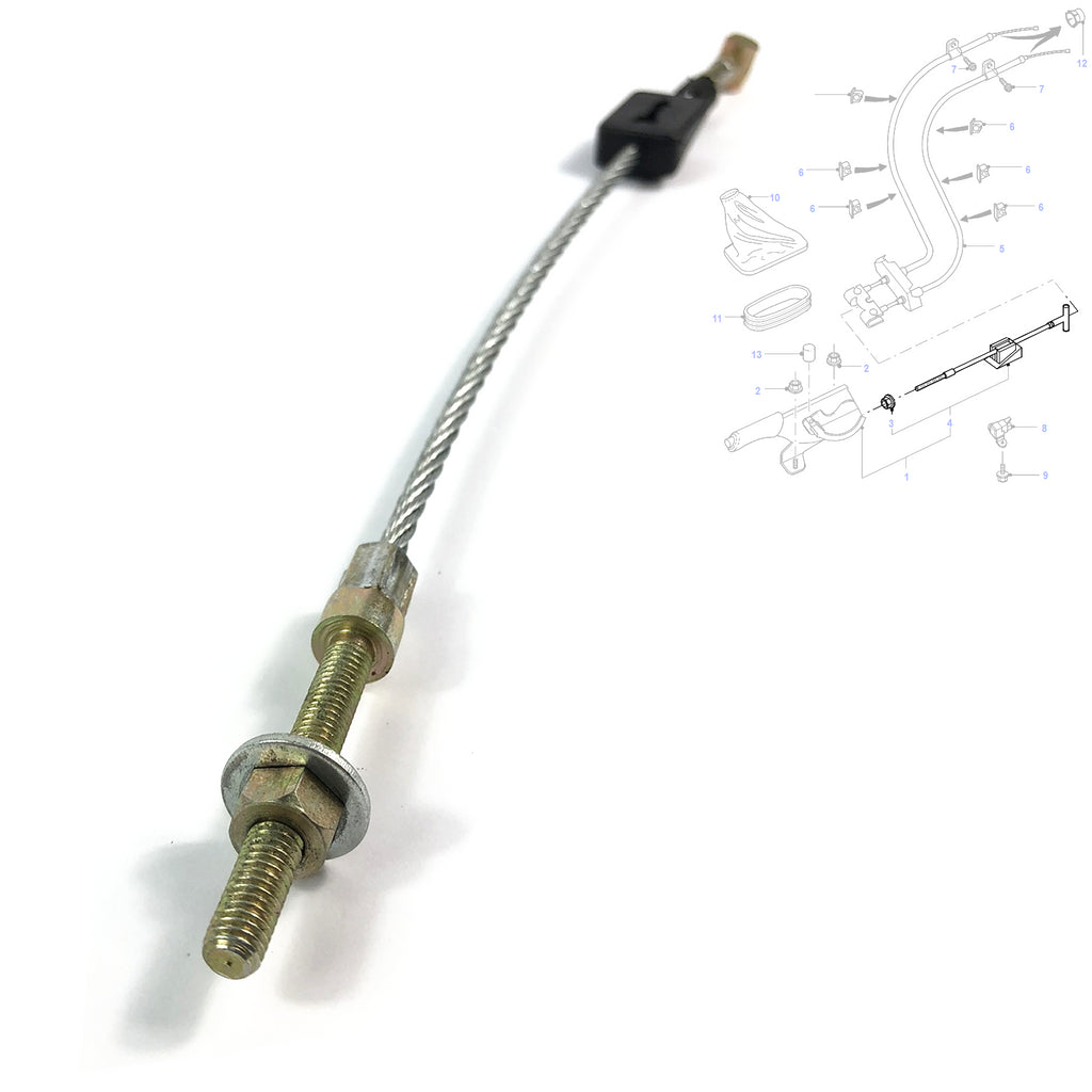 Handbrake Cable Fits Ford Fiesta, Ka, Puma 1999 - 2002, 1131657, 1S51-2853-Aa
