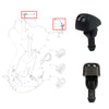 Ford Transit MK5 Windscreen Washer Jet Nozzle 1994 to 2200 6700259