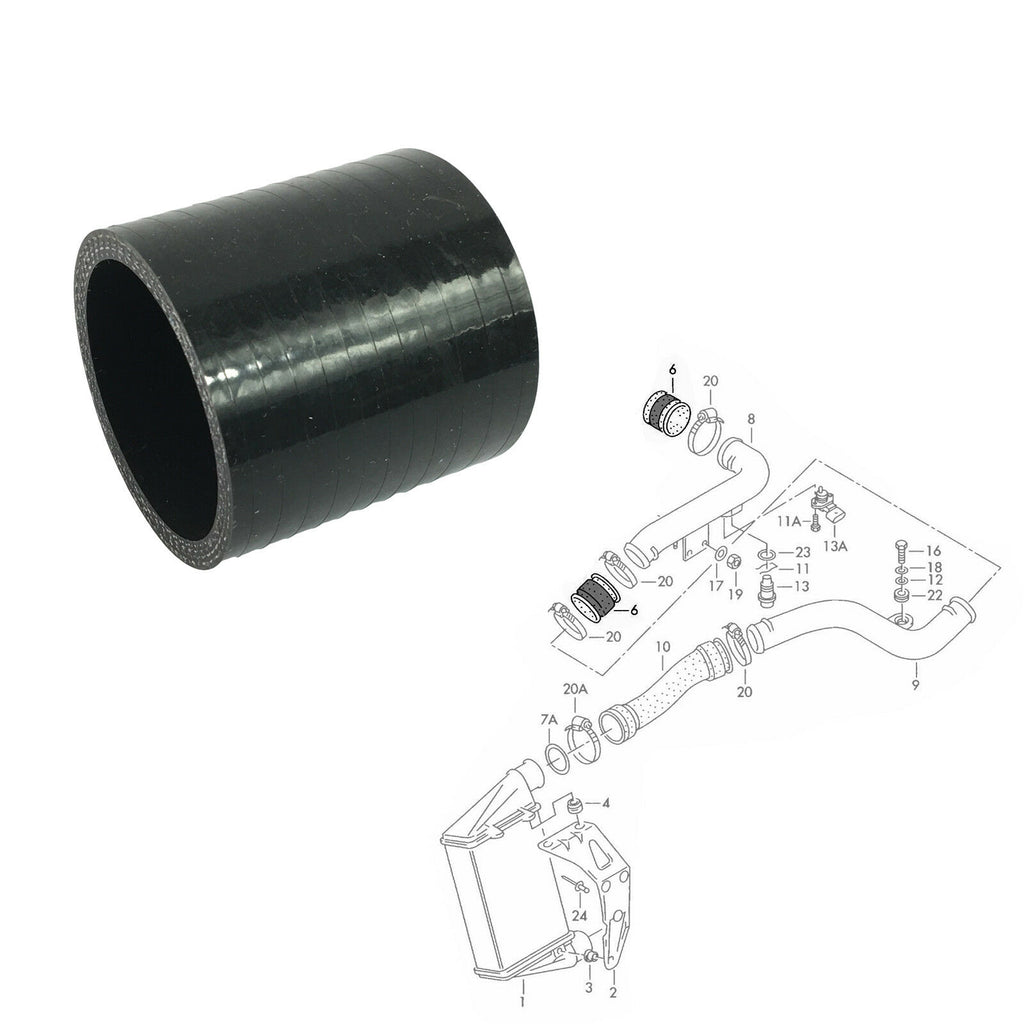 TURBO CHARGER INTAKE HOSE FITS AUDI A4, A6, SEAT TOLEDO, VW PASSAT, 1H0145834J