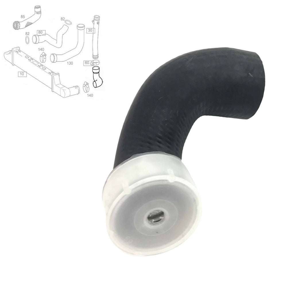 Left Lower Turbo Charger Intake Hose Fits Mercedes Benz E Class 2105281882