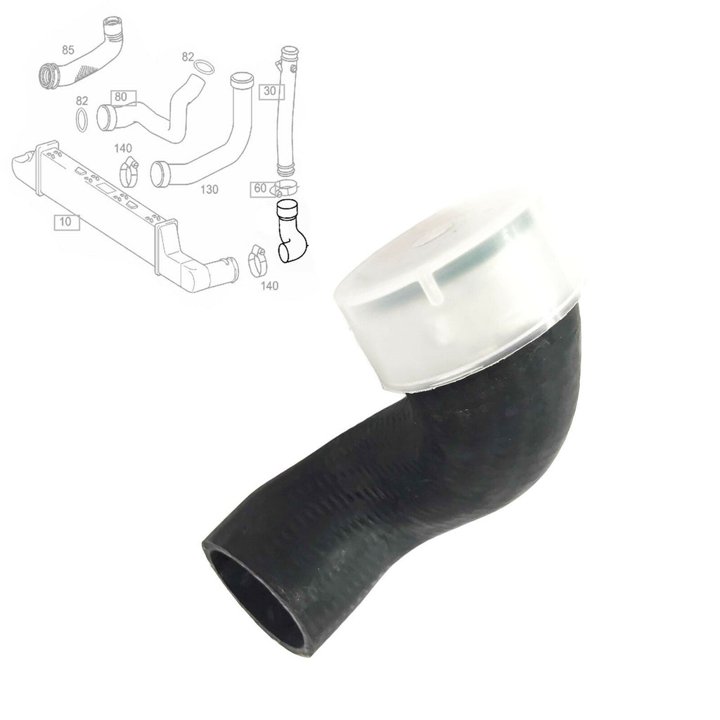 Left Lower Turbo Charger Intake Hose Fits Mercedes Benz E Class 2105281882