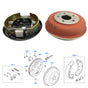 1 X Rear Right Drum Brake Kit Fits Ford Transit Connect 2002-2013 4387345