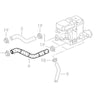 Heater Exchange Hose Fits Vw Transporter, Vw Caravelle T5, 2003-2009, 7H0819320a