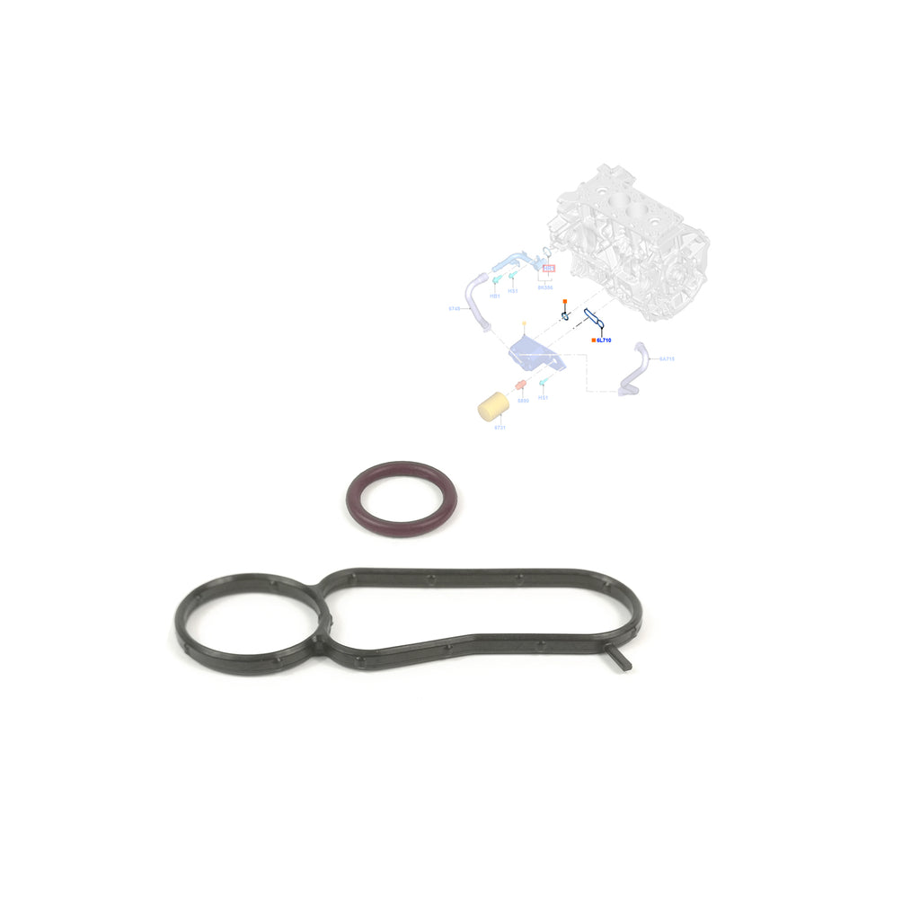 OEM GASKET O-RING FITS TRANSIT Mk8, TRANSIT / TOURNEO CUSTOM, 2025840