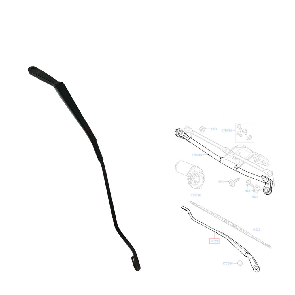 Ford Transit Connect Front Wiper Blade Arm Hand Near Passenger Side 4448003