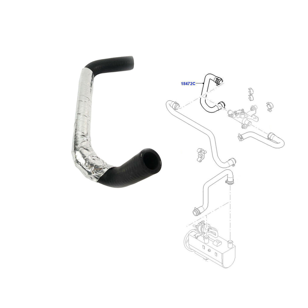 LOWER HEATER RADIATOR HOSE FITS FORD TRANSIT CONNECT MK6, MK7 02-13, 4379908