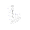 PISTON CONNECTING ROD FITS FORD TRANSIT CONNECT 2002 ONWARD, 1487468