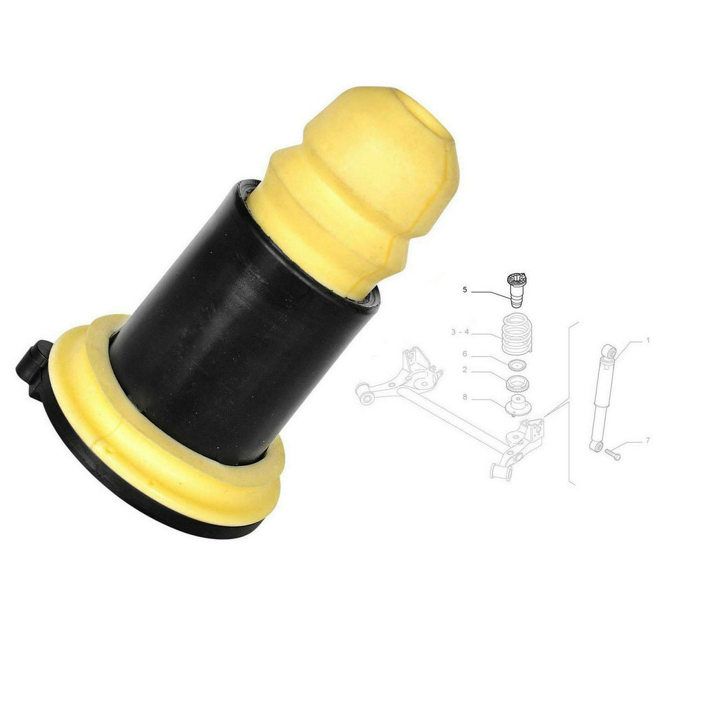 2 X Rear Suspension Mount Rubber Buffer Fits Citroen Nemo Fiat Fiorino  51804746